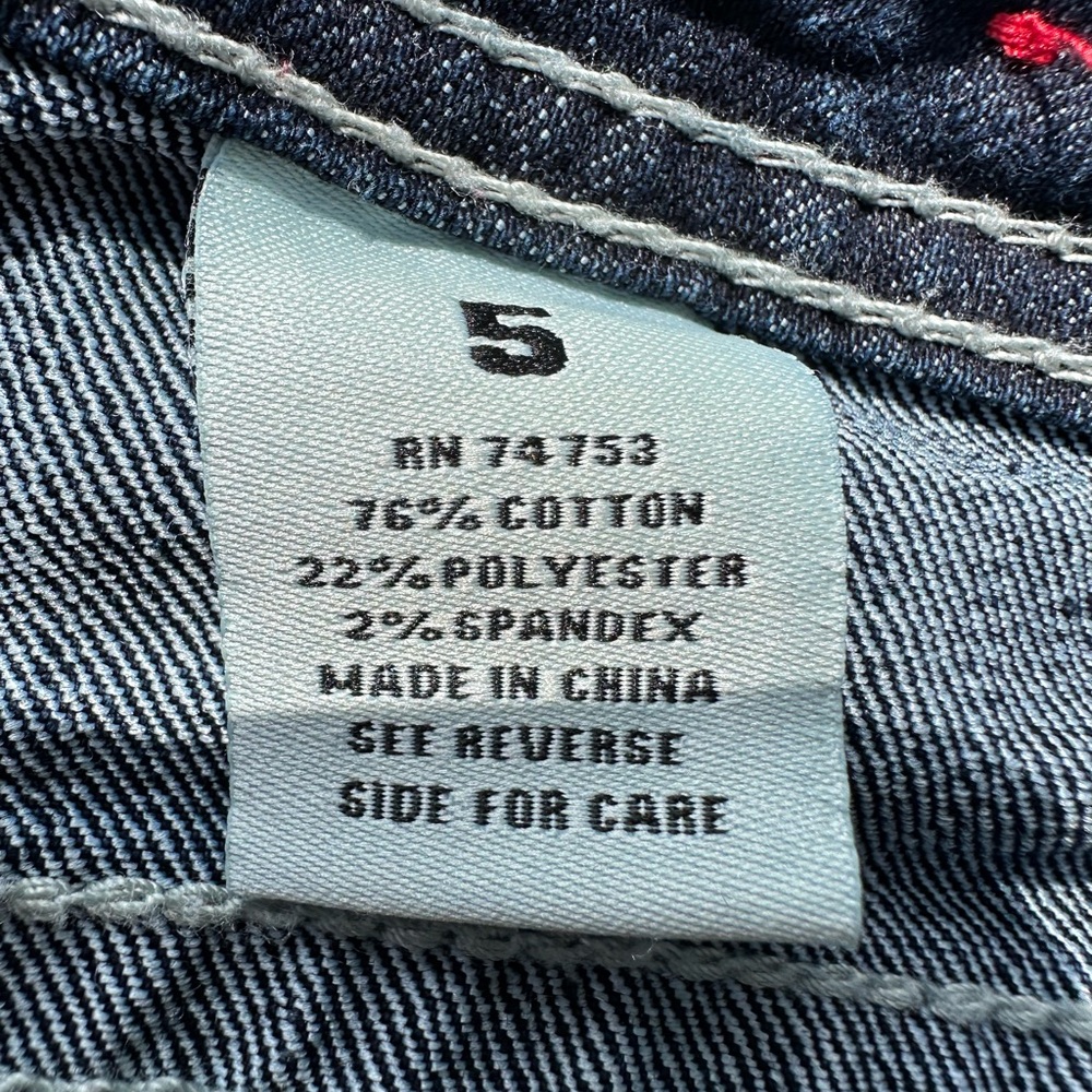 Like new Zanadi Jeans Size 5 Dark Wash Jeans 28” Waist - Picture 6 of 8